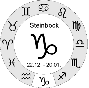 Symbole für sternzeichen steinbock
