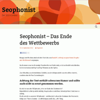 Platz 5 SEOphonist SEO Contest